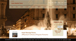 Desktop Screenshot of mondialhotelrome.com